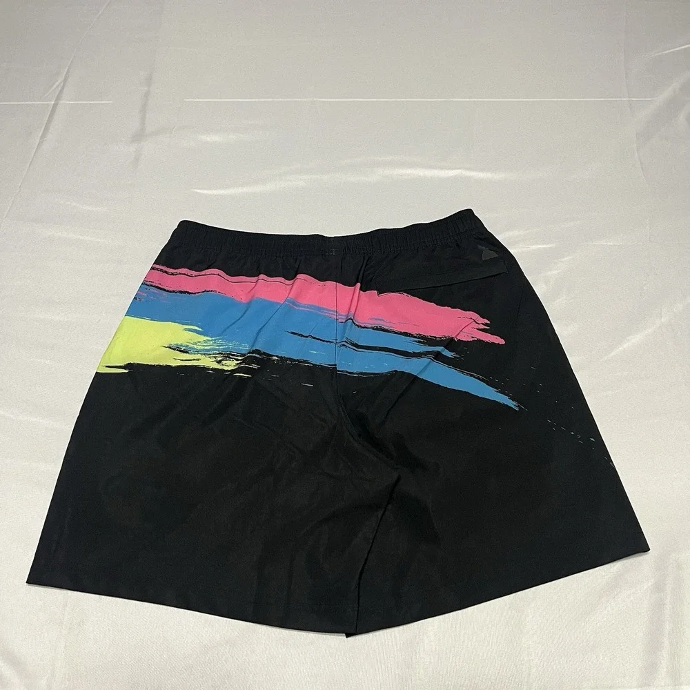 Chubbies The Living Colors Classic Swim Trunks Black Mens M 7